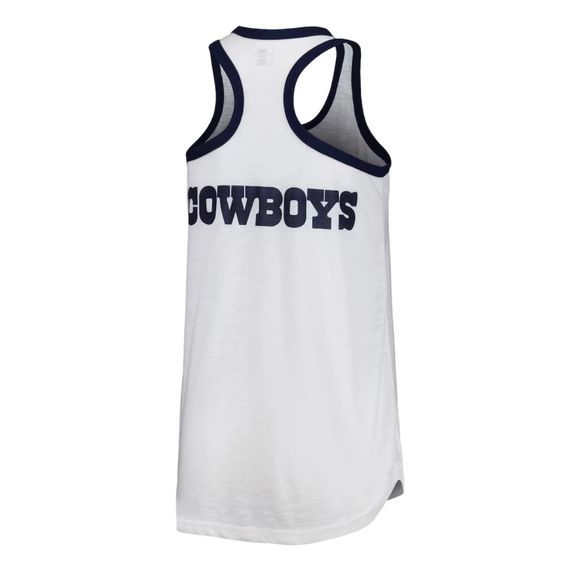 NFL Cowboys Football Tank Top S White Blue - Picture 8 of 11